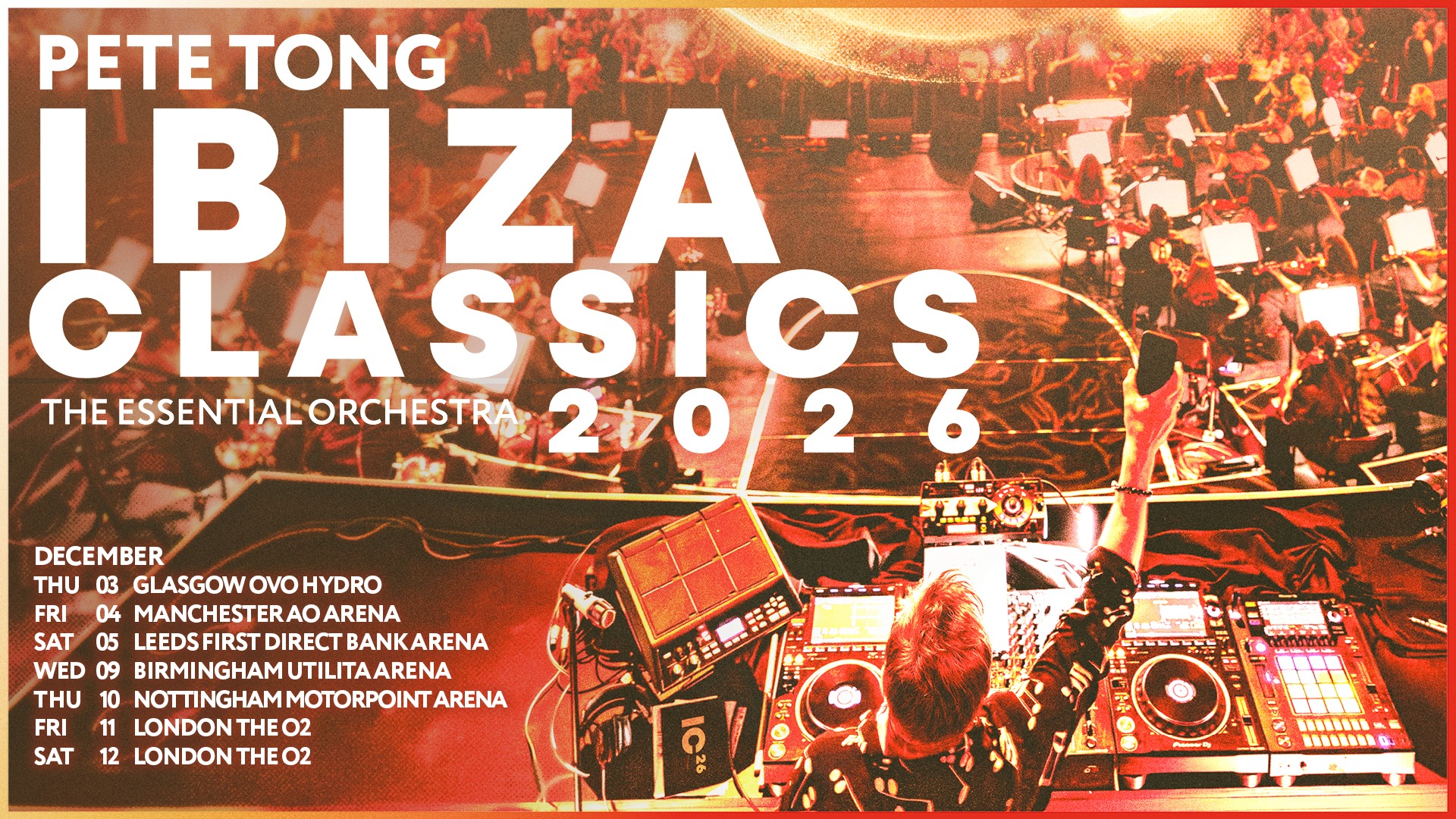 Pete Tong Ibiza Classics Tour Poster 2026